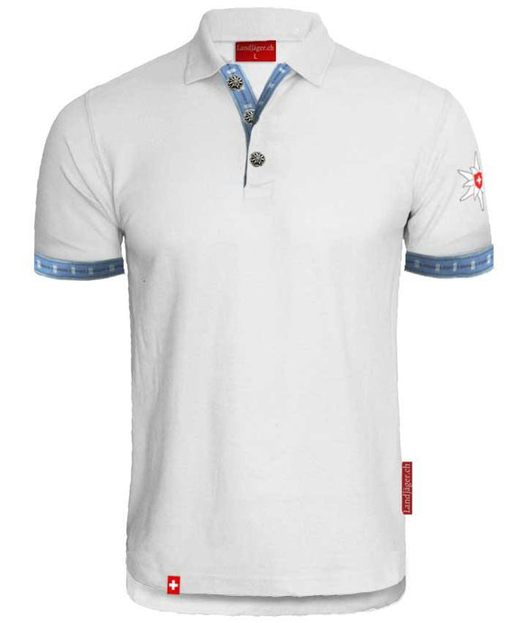 Edelweiss Polo Shirt Weiss