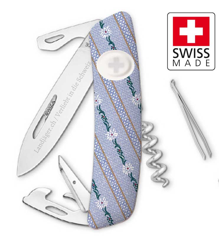 Edelweiss Sackmesser vorne