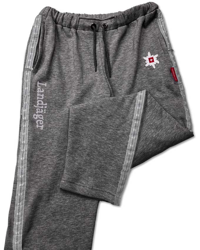Graue Trainerhose Edelweiss Anthrazit