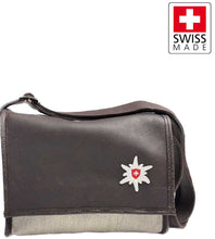 Lade das Bild in den Galerie-Viewer, Edelweiss Umhängetasche Leder Siwss Made
