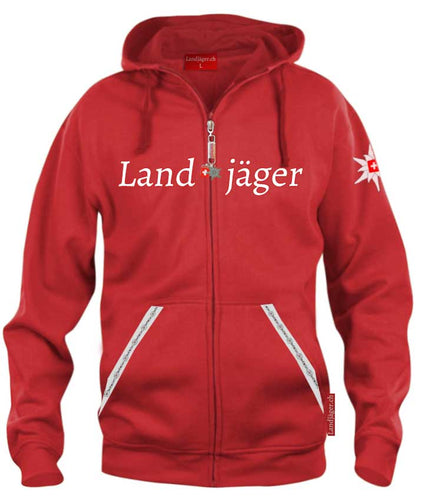 Hoodie Edelweiss rouge