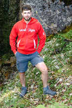 Load image into Gallery viewer, Rotes Hoodie mit Edelweiss
