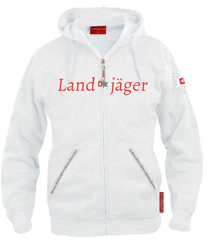 Hoodie Edelweiss Landjäger blanc