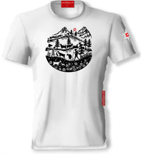 Load image into Gallery viewer, T-Shirt Rundhals Neutral mit Alpenleben
