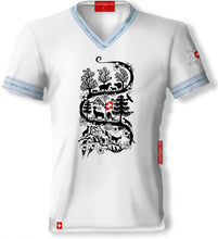 Load image into Gallery viewer, Edelweiss T-Shirt mit Alpläba Scherenschnitt
